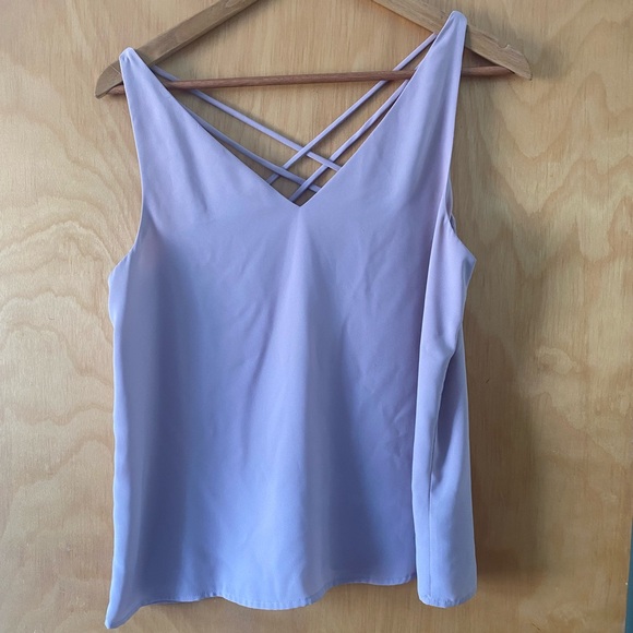 Lavender Express Fancy Tank Top Small - Picture 1 of 8